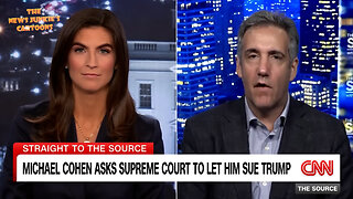 Describing himself as "the 1st political prisoner," a convicted felon Cohen claims that Trump will send armed squads to journalists' homes to arrest them if he doesn't like what they say, when Biden's DOJ already does that.