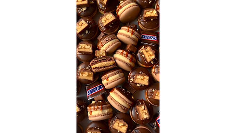 Snickers Macarrons