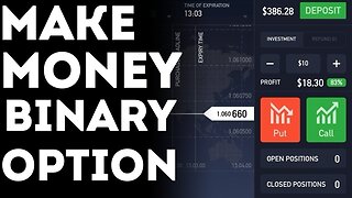 Make Money Online with IQ Option Binary Trading (Including a Full Demonstration)