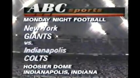 1990-11-05 New York Giants vs Indianapolis Colts