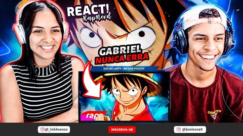 Rap do Luffy (One Piece) - REI DOS PIRATAS | NERD HITS [React RapNerd]🔥