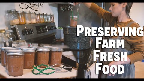 Preserving Farm Fresh Food For 2022/ Canning 50 Pounds of Pears | EP 50
