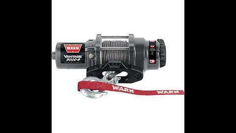 WARN Vantage 3000 Winch - 3000 lb. Capacity, 50' of 5/16" Wire Rope, Roller Fairlead, Wired Rem...