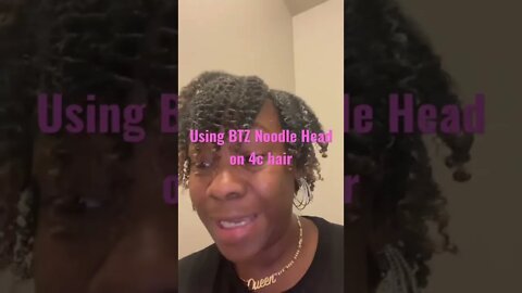 Defining my #4chair with #btz #noodlehead #curlcream #curlyhair