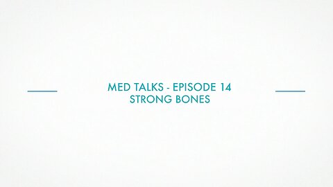 The Wellness Company MED Talk episode 14 - Strong Bones with Dr. Richard Amerling