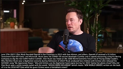 Elon Musk | "There Is Some Risk That Artificial Intelligence Doesn't Amplify Human Activity, But That It Starts Being In Charge Iy May View Humanity Negatively. If the Human Extinctionist Philosophy Got Into A.I. That Would Be Bad."