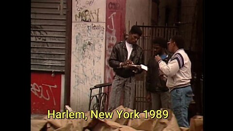 DRIVE AROUND HARLEM IN 1989 AND 2020 NEW YORK CITY