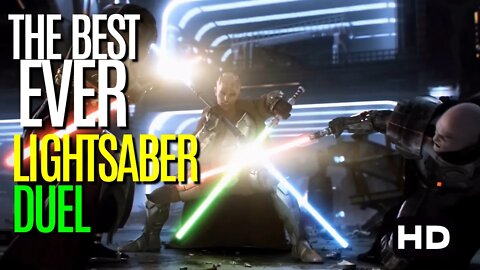 The Best Ever Lightsaber Duel (Hands Down!)