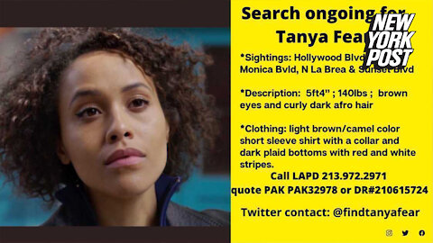 UK 'Doctor Who' actress Tanya Fear missing after moving to LA