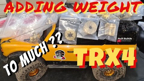 CHEAP BRASS on my Traxxas TRX 4 Ford Bronco