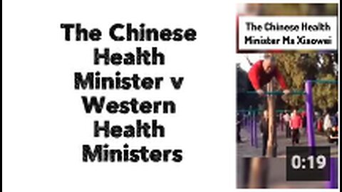 The Chinese Health Minister v Western Health Ministers