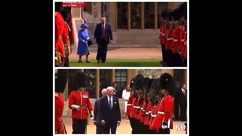 No Media Outrage Here - Joe Biden walked in front of King Charles.