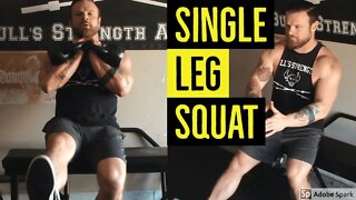 The Single Leg (Box) Squat - My Favorite Balance Exercise For Strength Training