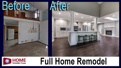 Townhome Before & After Remodel - Complete 1st Floor Renovation