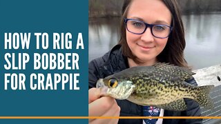 How To Rig A Slip Bobber Set Up / Slip Bobber Fishing For Crappie / Easy Fishing Tips For Beginners