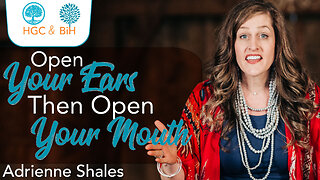 Open Your Ears, Then Open Your Mouth - Pastor Adrienne Shales #WednesdayWisdom