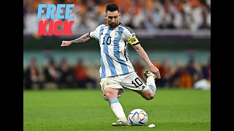 Messi's All Free Kick Goals