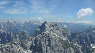 Climbing Jalovec in the Slovenian Alps