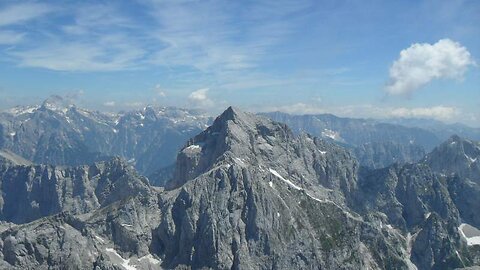 Climbing Jalovec in the Slovenian Alps