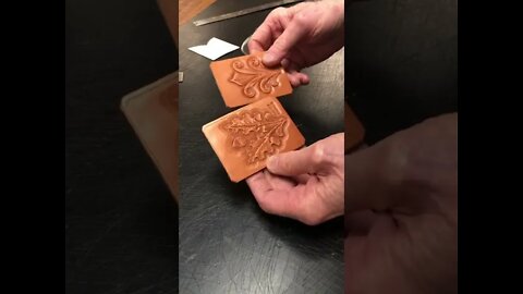 Mini Card and Cash Wallet Short Video ⭐ Making A Leather Mini Wallet