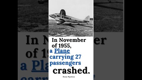 Plane crashed in November 1955 #shorts #shortsfeed