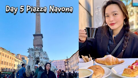 Day 5 | Piazza Navona, Hiromi Cake, Origano Trevi