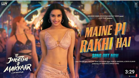 Maine_Pi_Rakhi_Hai__Song__Tu_Jhoothi_Main_Makkaar__Ranbir_Shraddha_Pritam_Shreya_G_Divya_K_Amitabh_B