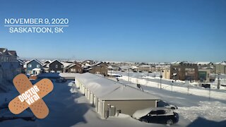 Man Time-lapses Video Of Saskatoon Severe Winter Snow Storm