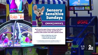 Chuck E. Cheese's sensory day for autistic kids