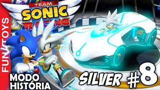 Team Sonic Racing #8 CAMPANHA - SILVER é o corredor do gameplay! E liberamos novo TIME e PISTAS! 🏁🏎