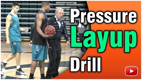 Basketball Skills and Drills Pressure Layup Drill featuring Coach Cliff Ellis (Over 800 Career Wins)