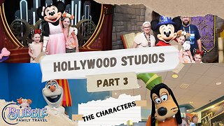 Disney's Hollywood Studio Part 3 - The Characters a Bubble Family Adventure