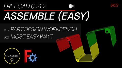 🔴 Most EASY Way To Assemble? - FreeCAD Assembly Tutorial - FreeCAD Part Assembly - FreeCAD Move Part