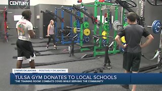 Tulsa Gym Donates to Local Schools