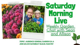 ☕ Audience Fall Gardening Questions | Saturday Morning LIVE Garden Chat ☕