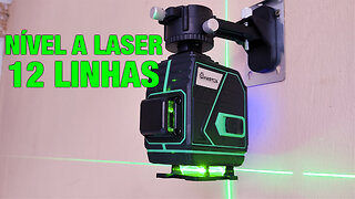 Nível Laser 360 graus 12 linhas Verde