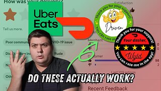 Gig Worker REVEALED Strategy to Boost Customer Ratings on Doordash and UberEats!
