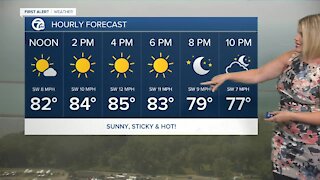 7 First Alert Forecast 12 p.m. Update, Tuesday, August 24