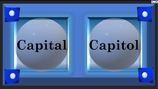 Capital and Capitol