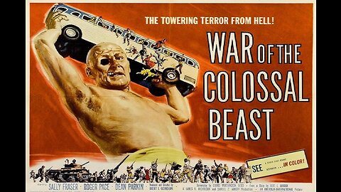 WAR OF THE COLOSSAL BEAST 1957 The Giant Man Returns as a Deformed Cyclops Trailer (Movie in HD)