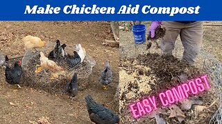 Easy Compost - Use Your Chickens! Part 1