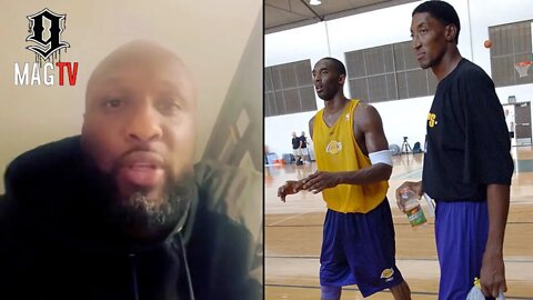 Lamar Odom & Scottie Pippen Share Moment Remembering Kobe Bryant! 🙏🏾