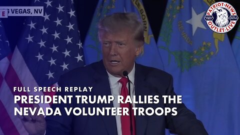 FULL SPEECH REPLAY: President Trump Rallies Nevada Volunteer Troops | 07-08-2023