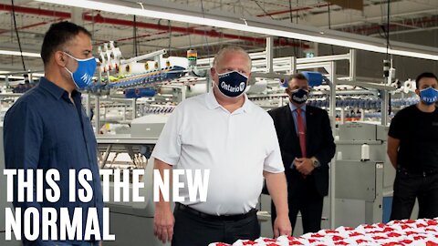 Ford Just Said Canadians Will Probably Be Wearing Face Masks For 'Years' To Come