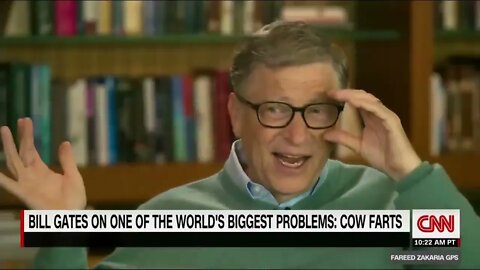 Bill Gates Tells CNN to Blame Cow Farts For Climate Change as Netherland Beef Farmers Catch Fire