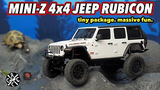 Awesome Mini RC Jeep Wrangler Rubicon Unlimited - The Kyosho Mini-Z 4x4