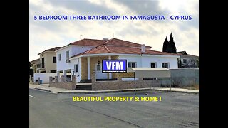BARGAIN 5 Bed, 3 Bath Detached House, Famagusta - CYPRUS 275,000/£240,000 EURO/GBP