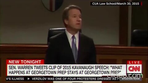 Supreme Court Judge Kavanaugh : "What happens at [Jesuit] Georgetown Prep, stays at Georgetown Prep"