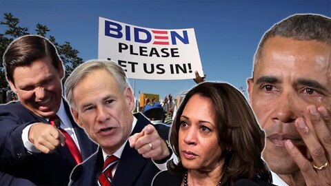Greg Abbott and Ron DeSantis SHIP ILLEGALS to the homes of Kamala Harris and Barack Hussein Obama!