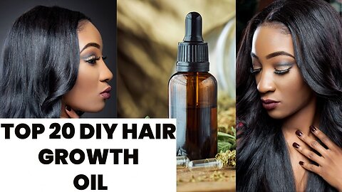 Top 20 Best Natural Hair Growth Oils for Every Hair Type. #naturalhairgrowth